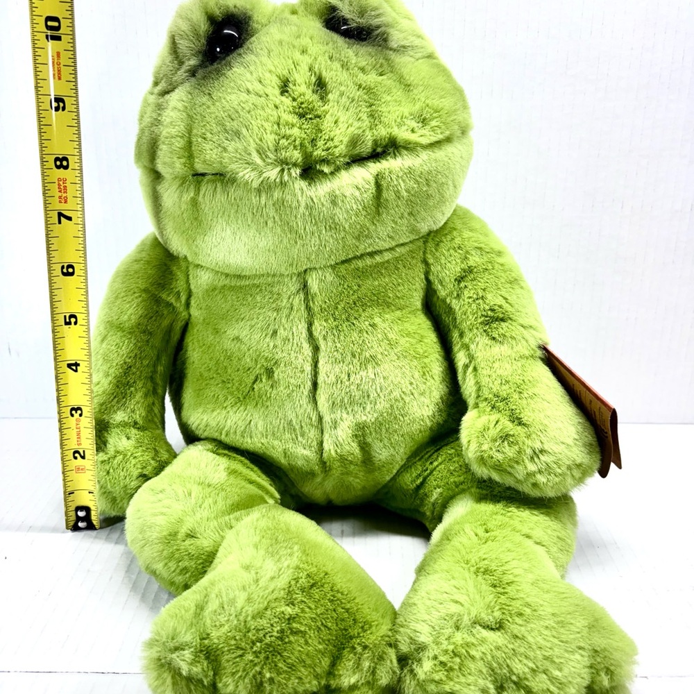 Dakin Encore Lou Rankin Friends Happy Herbert Frog 16” Green Stuffed Plush - Picture 6 of 6